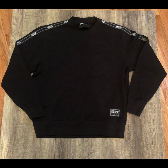 Versace Jeans Couture - Men’s Black Sweatshirt Size XL 100% Cotton 100% Genuine - Picture 1 of 4